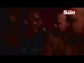 Wayne Rooney singing in Karaoke