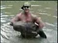 CATCHING MASSIVE FISH WITH BARE HANDS!!! CATCHING MASSIVE FISH WITH BARE HANDS!!!