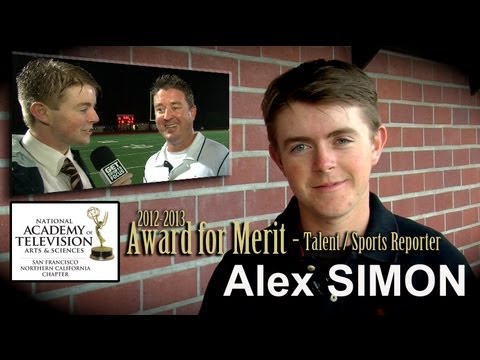 Arts - GetSportsFocus.com - Congratulations to our very own Alex Simon of St. Francis HS for receiving an award from the National Academy of Television Arts & Scien...