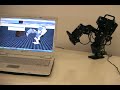 Synchronous highkick : e-nuvo WALK3 on MS Robotics Studio