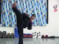 Daniel Isaac - kickboxing training highlight