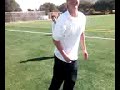 Travis jumped over Guillermo