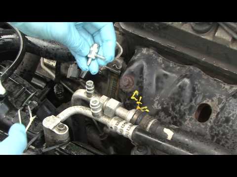 how to fix a leak in the ac of the car