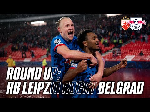 FK Crvena Zvezda Belgrad 1-2 RB Rasen Ballsport Leipzig ( Champions League  2023 - 2024 ) :: Resumos :: Videos 