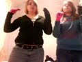 Kim & Beckii dancing