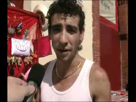 Juan el vendedor de art&iacute;culos taurinos