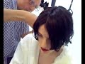THE NOMINEES: Sam gets cheeky with the wig!