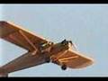 Piper J3 Cub Airplane Fly-by *  Pilot Yells Yee Ha!