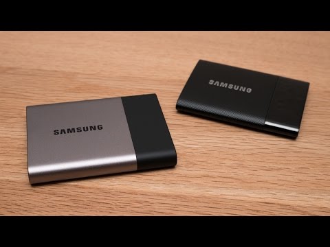 Externe SSD Festplatte - Samsung Portable SSD T3 und T1 Review und Vergleich Deutsch