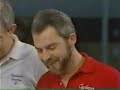 it was may of 1992, and paul berger was on tv for the 43rd time, and he had to face off against defending champion dave richards. what no one was expecting that day was that paul berger would make history by bring the only person to hit a 500 triple up to this day on tv. with unbelievable shots, many strikes, and a great crowd, this stands out as my all time favorite candlepin bowling telecast, and i'm sure you'll like it too. 

here is part 1 of paul berger vs. dave richards.

(please ignore the commercials at the beginning of this telecasr)

enjoy! :)