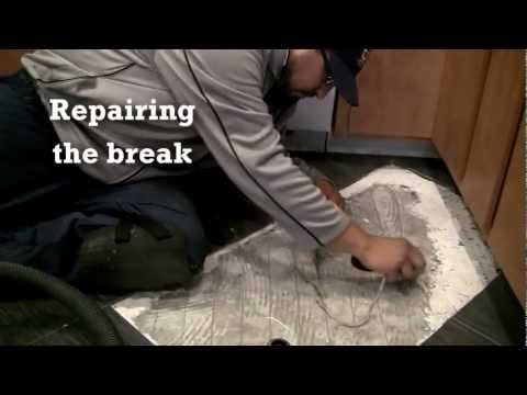 how to repair underfloor heating wire