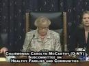 Juvenile Justice Hearing: Chairwoman Carolyn McCarthy
