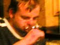 drunk bum gets ko\