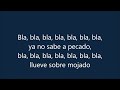 Llueve Sobre Mojado - Joaquin Sabina Y Fito Paez (Letra)