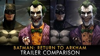 Comparison of original Batman Arkham games with the Remastered return to Arkham versions