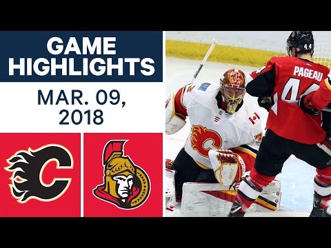 Video: NHL Game Highlights | Flames vs. Senators - Mar. 09, 2018