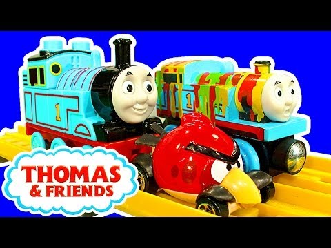 Thomas - Unboxing toy review and build of the Thomas & Friends Mega Bloks construction bricks playset 10631 (130 pieces) which features a buildable Thomas the Tank an...