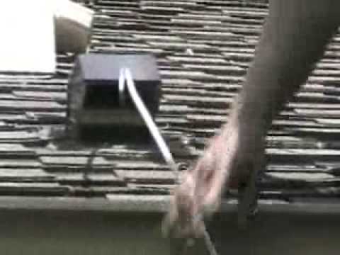 how to clean a dryer vent from the roof