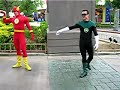 The Flash and Green Lantern at Magic Mountain 03/15/08. The Flash and Green Lantern at Magic Mountain 03/15/08.