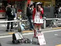 Idol performing in Akihabara