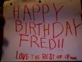 videos de happy birthday fred