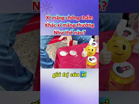 Xi măng chống thấm giá trị thế này thì xây nhà tốt khỏi phải bàn nhĩ?