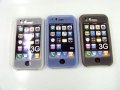 Lot of 3 Silicone Soft Skin Rubber Case For Apple iPhone 3G 3Gs