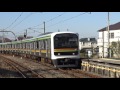 【4K】JR八高線 小宮駅にて(205系3000番台、209系3000番台・3100番台) 八高線