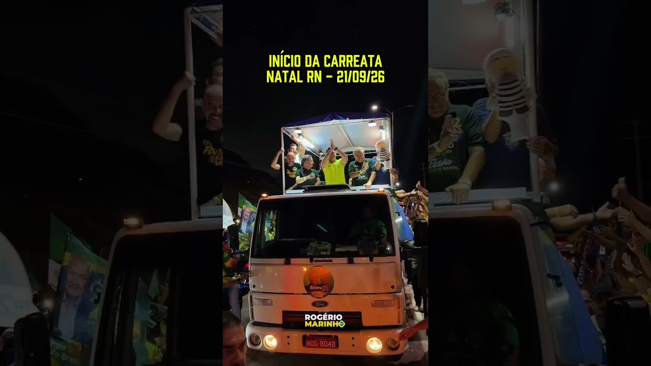 Flávio Bolsonaro em Natal: apoiadores criticam Lula e defendem mudança nas urnas em outubro.