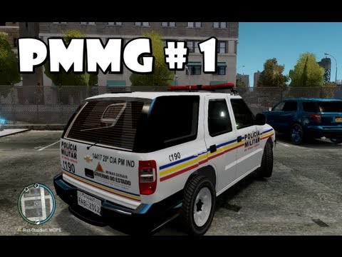 GTA IV - PMMG em patrulhamento : Perseguição, abordagens e troca de tiros