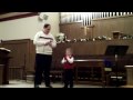 Nate & Nick Singing I'm Getting Nuttin' For Ch