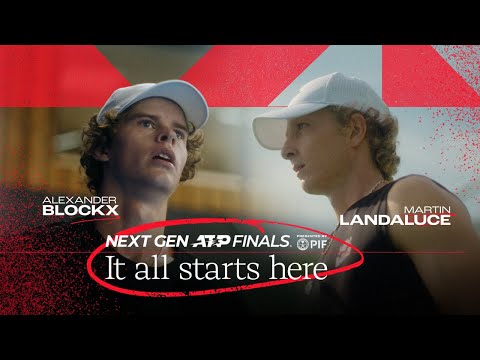 Martin Landaluce training at Nadal Academy in Mallorca