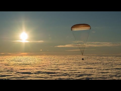 Drei Raumfahrer nach Monaten von der ISS zurück