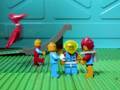videos de Lego Ghostbusters doing their thing