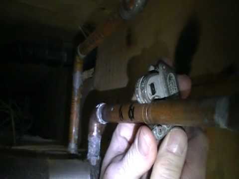 how to repair leak in copper pipe