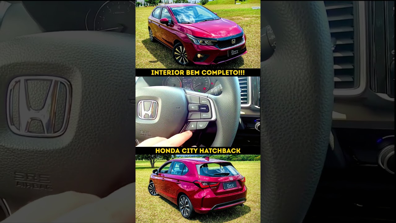 O interior da versão EX do Honda City já é bem completo!!!