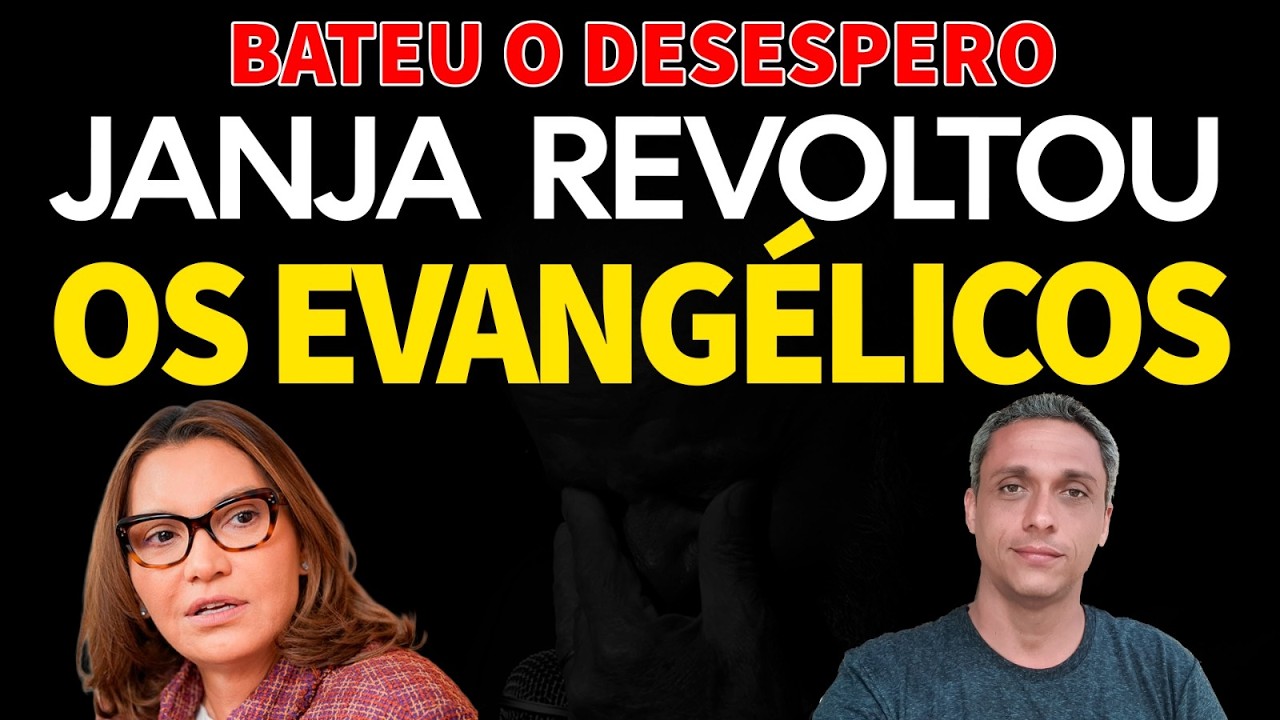Bateu o desespero - JANJA insulta EVANGÉLICOS com os "Crentes com LULA"