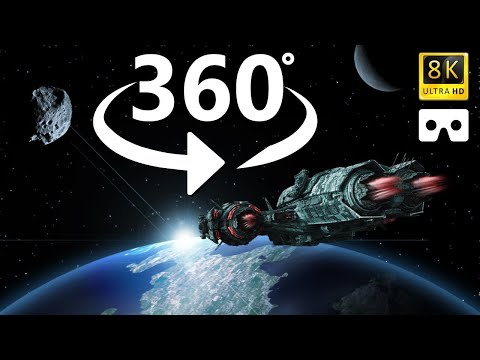 VR Galaxy  - 360 Space VIDEO Universe Milky Way Spacewalk STARS View - YouTube