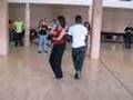 Mark-Anthony and Dace dance salsa