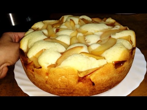 Пышная шарлотка с яблоками в мультиварке - Рецепт - Выпечка