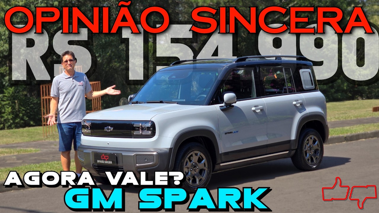 Chevrolet SPARK a R$ 155 mil? Preço CAIU, boa autonomia, elétrico vale a pena? Pontos bom e ruim