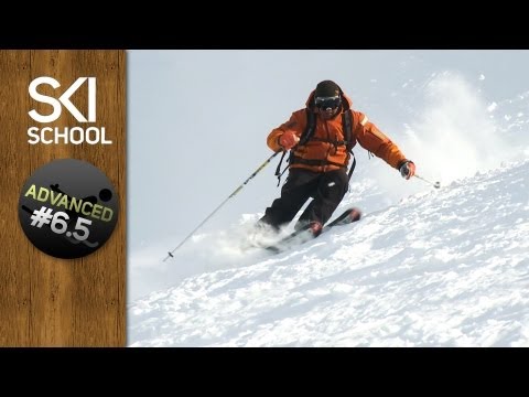 Ski - Ski School instructor Darren Turner ( http://www.SkiSchoolApp.com ) looks at body position and tactics in this ski lesson that will help you learn how to ski...