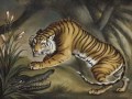 tiger vs crocodile  tiger kills croc   tiger is the winner  