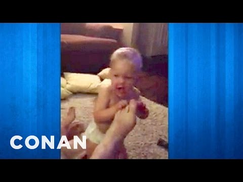 Conan - Sarah Silverman And Coco Corrupt A Baby