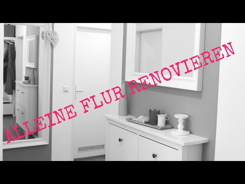 ICH renoviere ALLEINE den FLUR | Streichen für ANFÄNGER | Daily Vlog | Insight