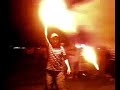 Tolga beim Feuerwerkskörper anzünden in Offenbach Marktplatz