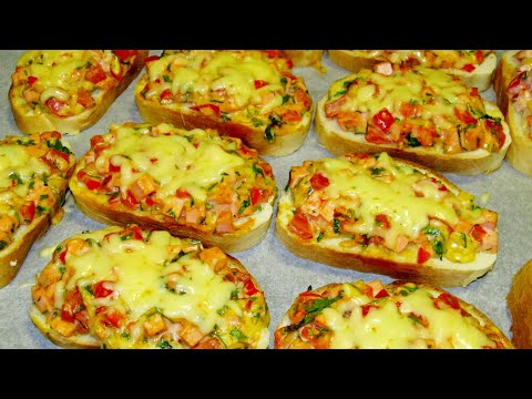 Вкуснейшие горячие бутерброды! От них в восторге все! Я их готовлю и готовлю!