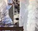 Shoveling the rink for the first time in 20 years