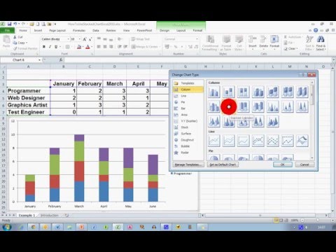 how to draw x bar chart in excel