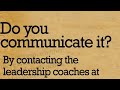 Leadership and Communication 